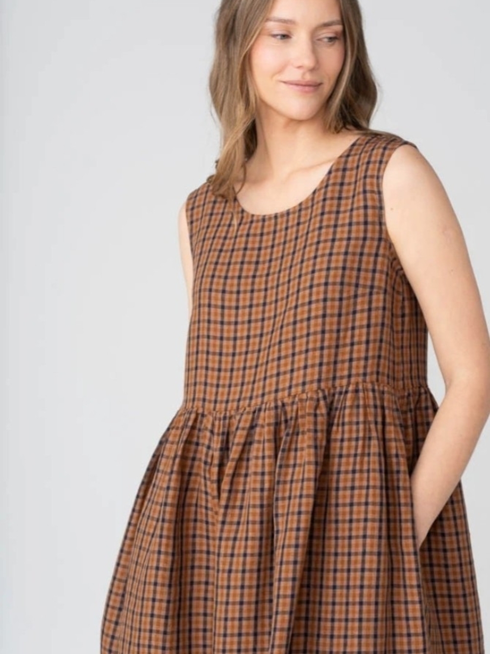 Son de Flor Tartan Dress l/xl